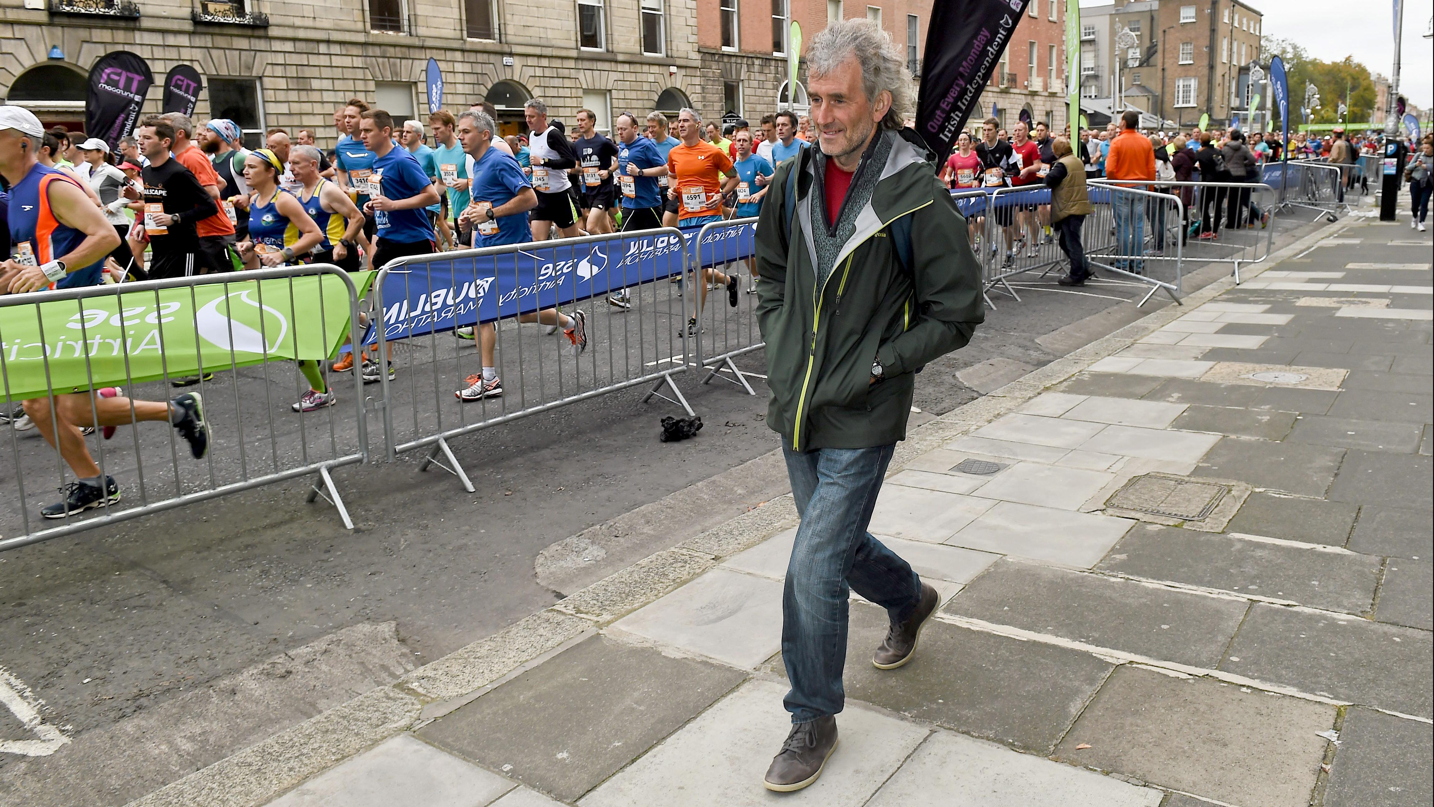 Jerry Kiernan at the Dublin Marathon 2014